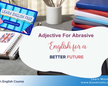 Adjective For Abrasive
